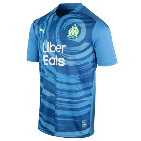 Camiseta Marsella 3ª Kit 2020 2021 Azul